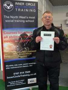 Massive congratulations to Karl on passing his Direct Access module-2 motorcycle test today and getting his full bike licence at last!