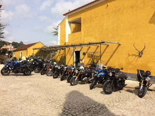 At the lunch venue, Quinta de Sant'Ana, Gradil, Portugal